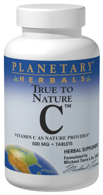 Planetary Herbals True To Nature C 500 mg Tablets bottle