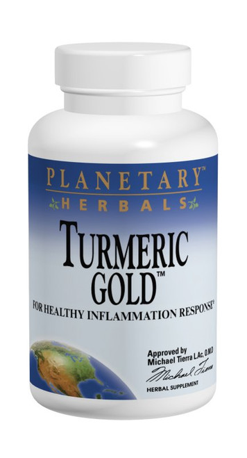 Planetary Herbals Turmeric Gold 500 mg Tablets bottle