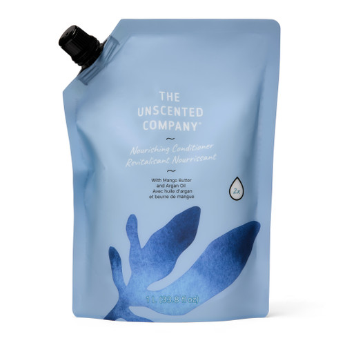The Unscented Company Nourishing Conditioner, Unscented - Refill, 1 L (33.8 fl oz)