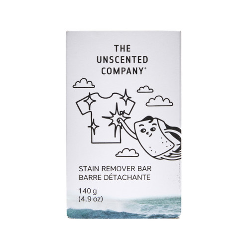 The Unscented Company Stain Remover Bar, Unscented, 140 g (4.9 oz)