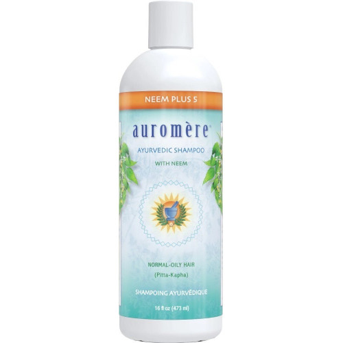Auromere Ayurvedic Shampoo, Neem Plus 5 Herbs, 16 oz