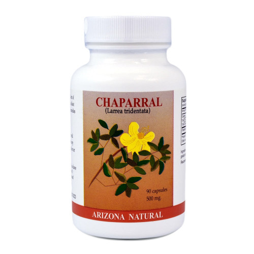 Arizona Natural Chaparral 500 mg, Larrea tridentata, 90 Capsules