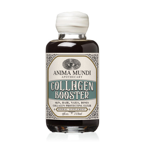 Anima Mundi Collagen Booster Elixir, Skin, Hair, Nails + Bones, 4 fl oz