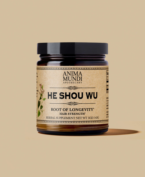 Anima Mundi He Shou Wu Powder, Hair Strength + Shine, 5 oz