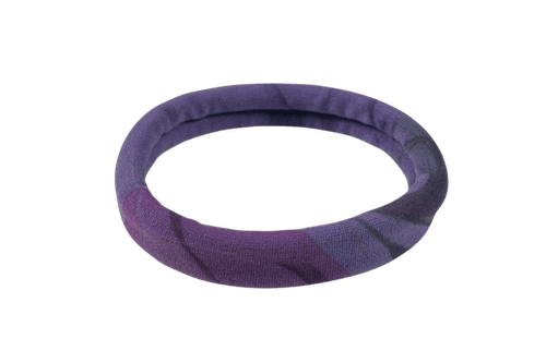 di Prima Hazel Hair Elastics, Medium, Purple, 2 Count