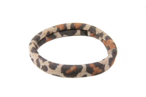 di Prima Jessenia Hair Elastics, Medium, Snake Tan, 2 Count