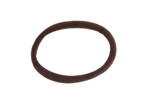 di Prima Wisteria Nylon Hair Elastics, Medium, Brown, 3 Count