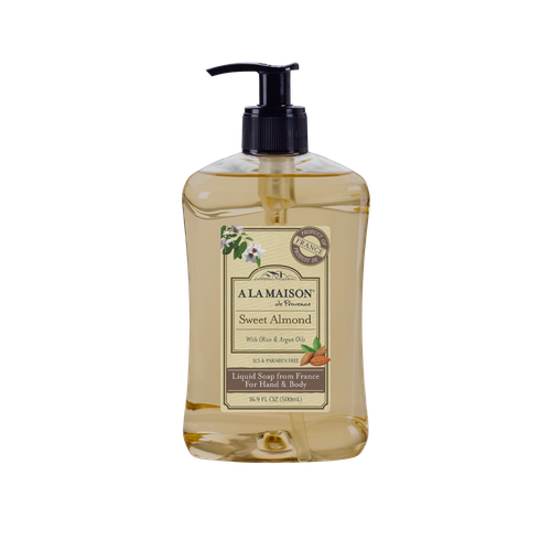 A La Maison Liquid Hand Soap, Sweet Almond, 16.9 fl oz