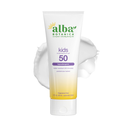Alba Botanica Kids Sunscreen Lotion SPF 50, 3 oz