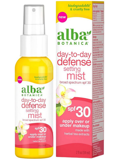 Alba Botanica Day-To-Day Defense Setting Mist SPF 30, 2 fl oz