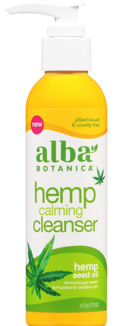 Alba Botanica Hemp Calming Cleanser, 6 fl oz