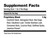 Bravo Tea Prostate Health Herbal Tea supplement facts and ingredients