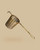 Anima Mundi Woven Brass Tea Strainer, Large, Long Handle