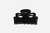 di Prima Daisy Mini Hair Clamps, Black, 2 Count