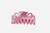 di Prima Gardenia Double Loop Hair Clamp, Medium, Twin Pink