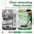 Airnex Certified Compostable Trash Bags, 1.6 Gallon, 50 Count