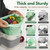 Airnex Certified Compostable Trash Bags, 1.6 Gallon, 50 Count