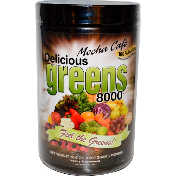Delicious Greens 8000 Cafe Mocha 10.6 oz