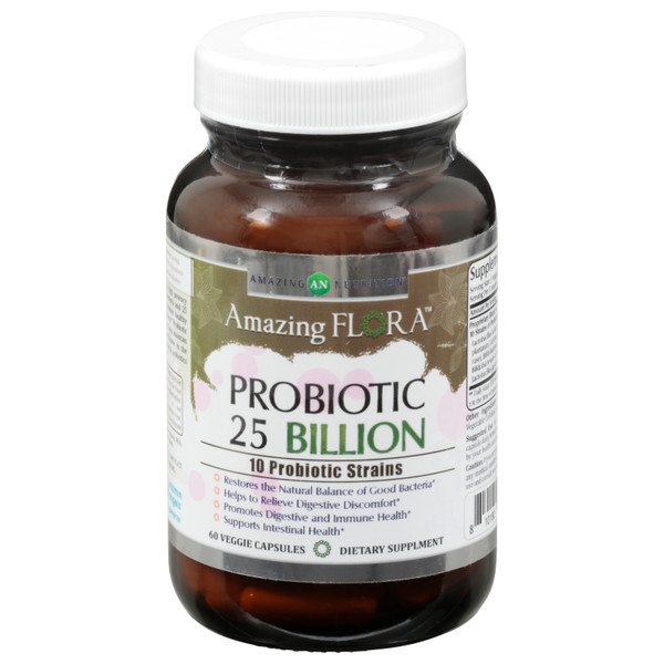 Amazing Flora - Probiotic 10 Strain 25 Bill - 1 Each 1-60 CT