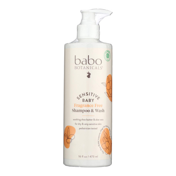 Babo Botanicals - Skin Care/Body Wash - Fragrance Free - 1 Each - 16 fl oz.