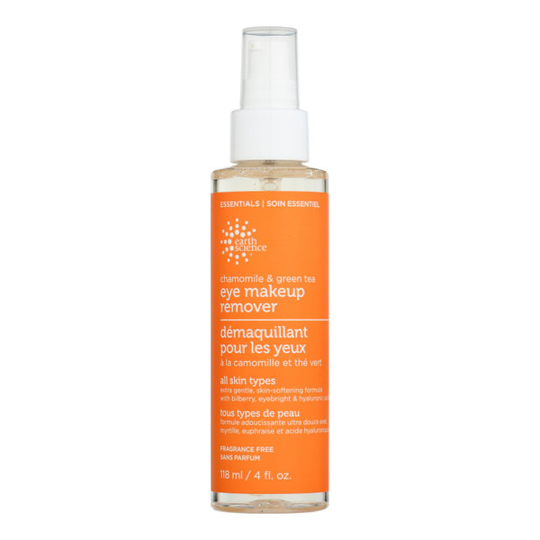 Earth Science - Eye Makeup Remover Chamomile Green Tea - 1 Each-4 FZ