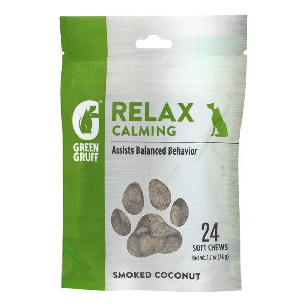 Green Gruff - Dog Supp Relax Calming - Case of 6-24 CT