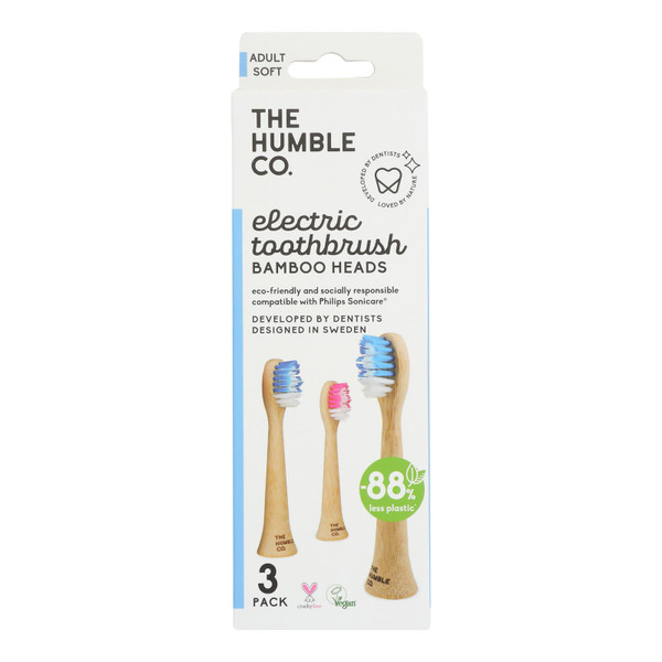 Humble Co - Toothbrush Elctrc Rplcbl Head - Case of 4-3 CT