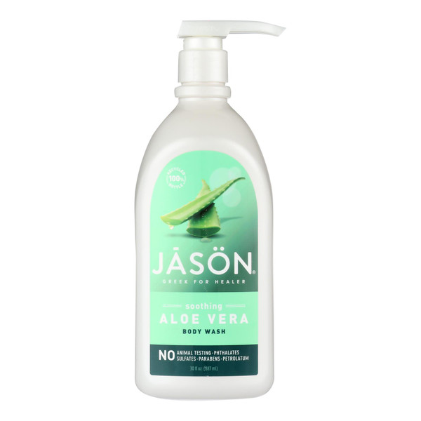 Jason Skin Care/Body Wash Pure Natural Soothing Aloe Vera - 30 fl oz