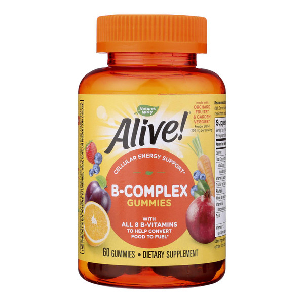 Nature's Way - Alive! B-Complex Gummies - 60 Gummies