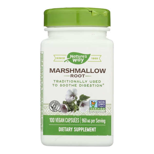Nature's Way - Marshmallow Root - 100 Capsules