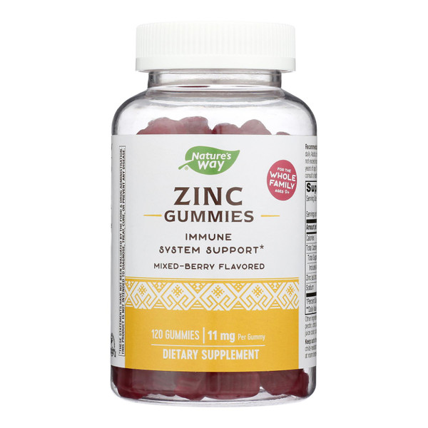 Nature's Way - Zinc Gummy 11 Mg - 1 Each-120 CT
