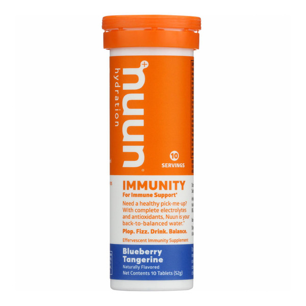 Nuun Hydration - Drink Tab Immun Bbry Tang - Case of 8 - 10 TAB