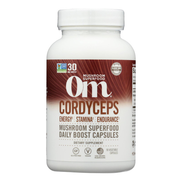 OM Nutrition - Mushroom Superfood Cordyceps Caps - 1 Each - 90 CT