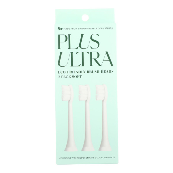 Plus Ultra - Tbrush Heads Echo 3pk - Case of 4-3 CT
