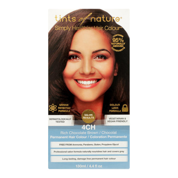 Tints Of Nature 4Ch Rich Chocolate Brown Hair Care/Hair Color  - 1 Each - 4.4 FZ