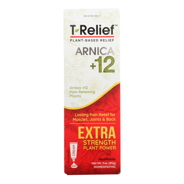 T-Relief - Natural Skin care/Personal Care/Pain Relief Cream - Extra Strength - 3 oz.