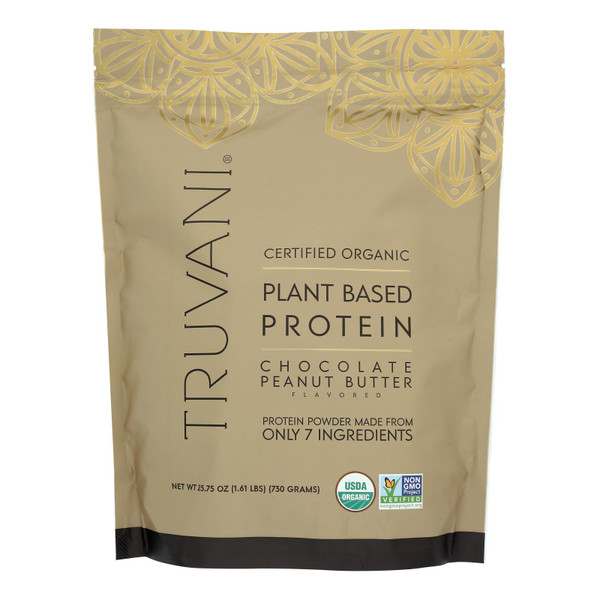 Truvani - Protein Powder Peanut Butter Chocolate - 1 Each-25.75 OZ