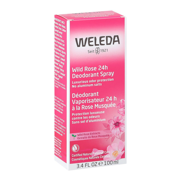 Weleda Deodorant Wild Rose - 3.4 fl oz