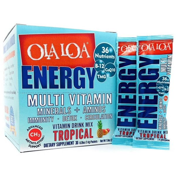 Ola Loa Products Energy Multi Vitamin - Tropical - 30 Packet