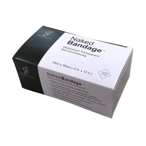 SilverCeuticals Naked Bandage Waterproof Transparent Wound Dressing 4 in x 12 in
