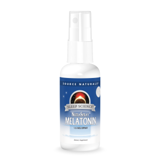 Source Naturals Sleep Science NutraSpray Melatonin Mixed Berry 1.5mg, 2 Fl. Oz.