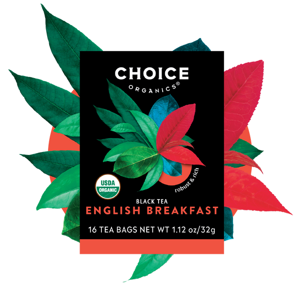 Choice Organics English Breakfast Tea, 16 Bags