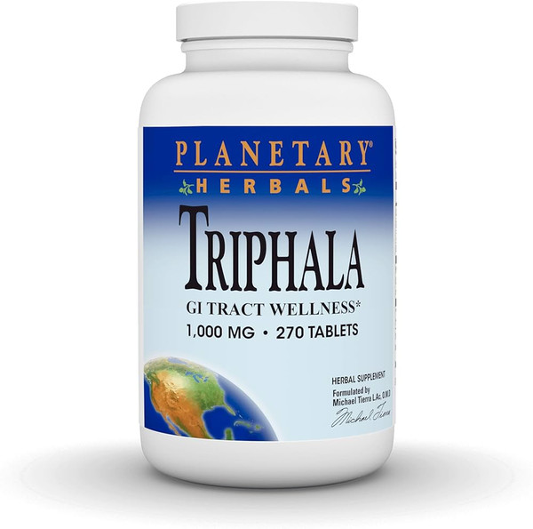 Planetary Herbals Triphala 1,000mg 270 tablets