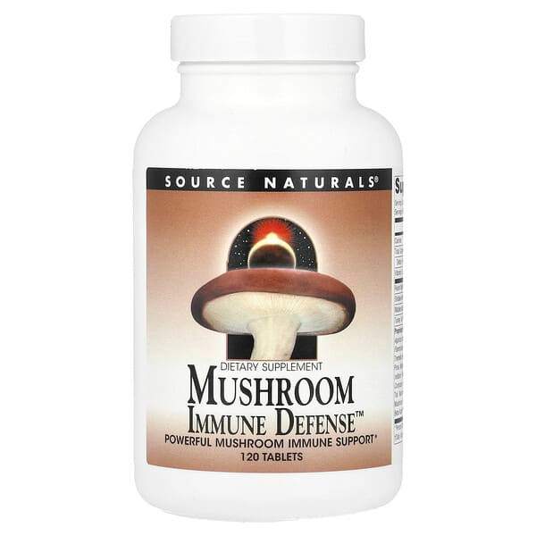 Source Naturals Mushroom Immune Defense 120  Tablets