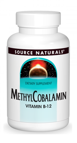 Source Naturals B-12 1 mg Cherry Lozenges bottle