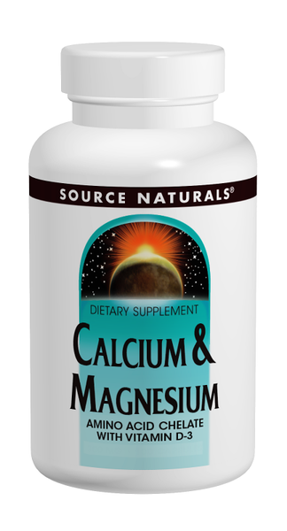 Source Naturals Calcium & Magnesium 300 mg Tablets bottle