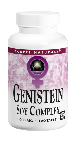 Source Naturals Eternal Woman Genistein Soy Complex 1000 mg Tablets bottle