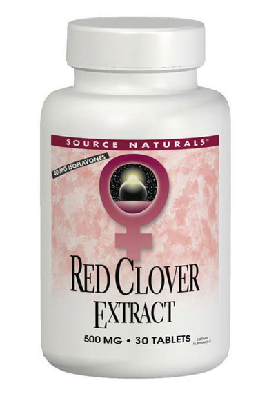 Source Naturals Eternal Woman Red Clover Extract 500 mg Tablets bottle