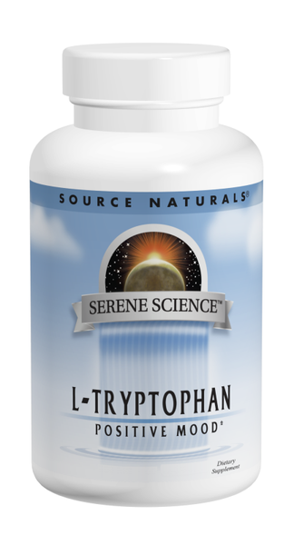 Source Naturals L-Tryptophan 500 mg Capsules bottle