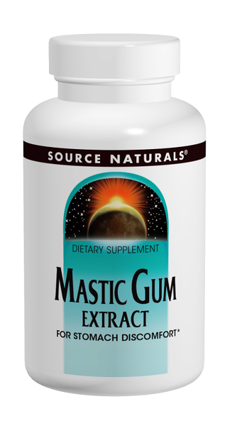 Source Naturals Mastic Gum Extract 500 mg Capsules bottle